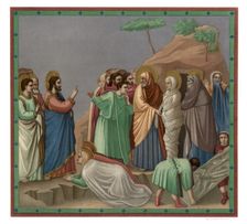Scenes from the Life of Christ: Raising of Lazarus 1304-1305 (1870). Artist: Franz Kellerhoven