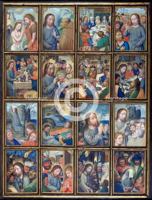 Scenes from the life of Christ, Stein Quadriptych, c1525-1530.  Creator: Simon Bening.