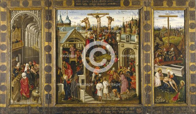 Scenes from the Life of Christ (Triptych). Artist: Alincbrot (Alimbrot), Louis (Lodewijk) (ca 1410-1460)
