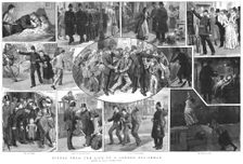 'Scenes from the Life of a London Policeman 1890. Creator: Robert Barnes
