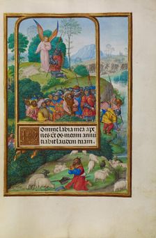 Scenes from the Life of Gideon and Moses and the Burning Bush; Spinola Hours, about 1510-1520. Creator: Master of James IV of Scotland