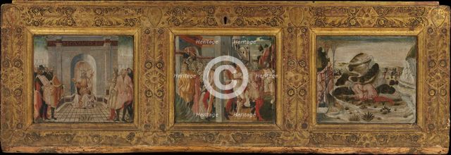 Scenes from the Life of King Nebuchadnezzar. Creator: Nicola di Maestro Antonio d'Ancona.