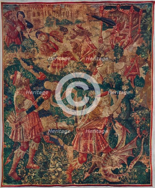 'Scenes from the life of Hercules: Tapestry Woven by Joos of Audenarde, c1498 (1946). Artist: Joos of Audenarde.