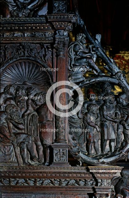  'Scenes from the life of Joseph and his brothers, sons of Jacob', reliefs in the retrochoir of t…
