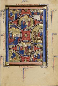 Scenes from the Life of Joseph; Wenceslaus Psalter, about 1250-1260. Creator: Unknown