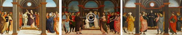 Scenes from the Life of Saint Augustine, c1510. Creator: Umbrian Master.