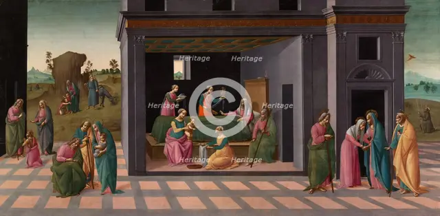 Scenes from the Life of Saint John the Baptist, 1490/95. Creator: Bartolomeo di Giovanni.