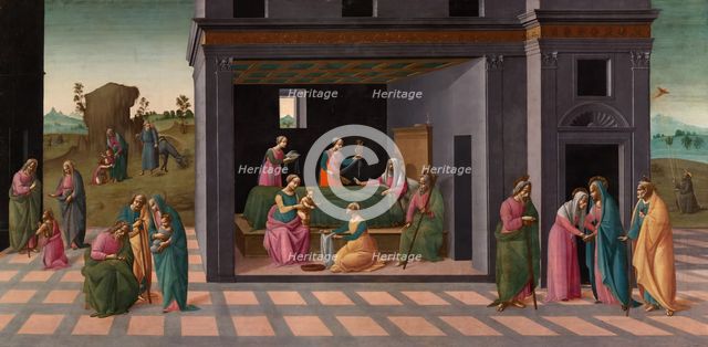 Scenes from the Life of Saint John the Baptist, 1490/95. Creator: Bartolomeo di Giovanni.