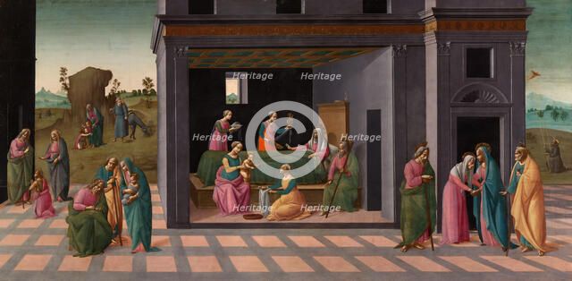 Scenes from the Life of Saint John the Baptist, 1490/95. Creator: Bartolomeo di Giovanni.