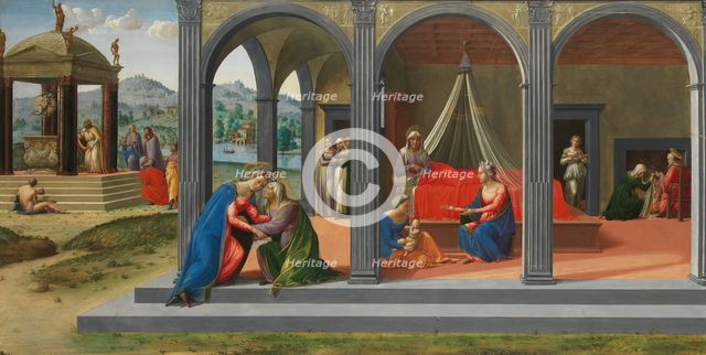 Scenes from the Life of Saint John the Baptist, ca. 1506-7. Creator: Francesco Granacci.
