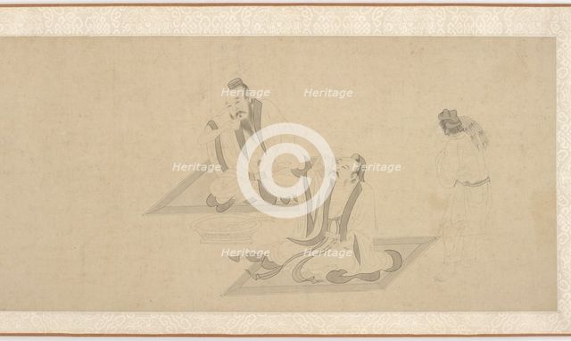 Scenes from the Life of Tao Yuanming (part 1), Ming dynasty, 1368-1644. Creator: Unknown.