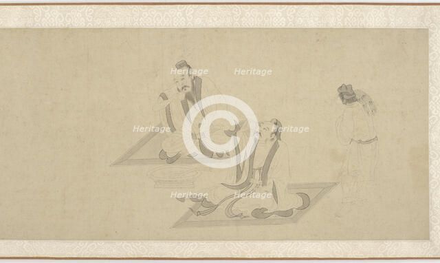 Scenes from the Life of Tao Yuanming (part 1), Ming dynasty, 1368-1644. Creator: Unknown.