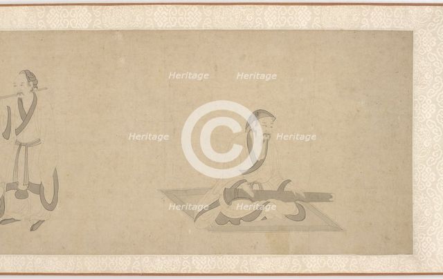 Scenes from the Life of Tao Yuanming (part 2), Ming dynasty, 1368-1644. Creator: Unknown.