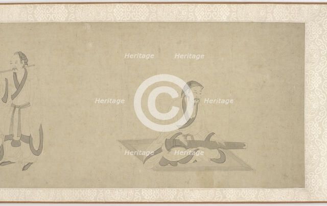 Scenes from the Life of Tao Yuanming (part 2), Ming dynasty, 1368-1644. Creator: Unknown.