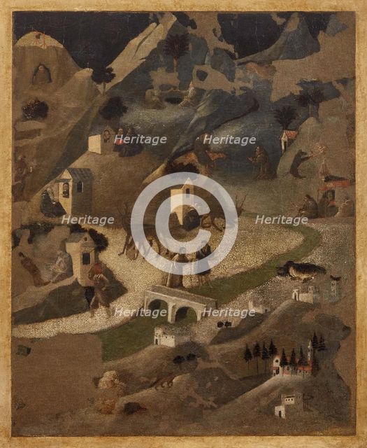 Scenes from the Lives of the Desert Fathers (Thebaid), First third of the 15th cen. Creator: Fra Angelico.