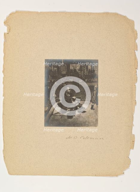 (Scenes from the Lives of the People, Portfolio) (Untitled), 1905. Creator: Glenn O Coleman.