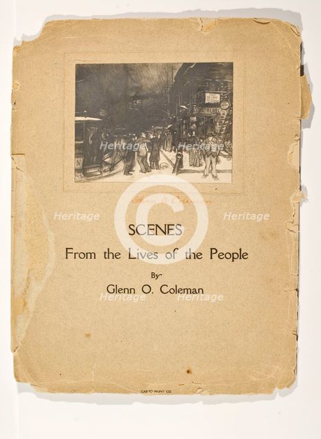 (Scenes from the Lives of the People, Portfolio) (Untitled), c. 1905-1906. Creator: Glenn O Coleman.