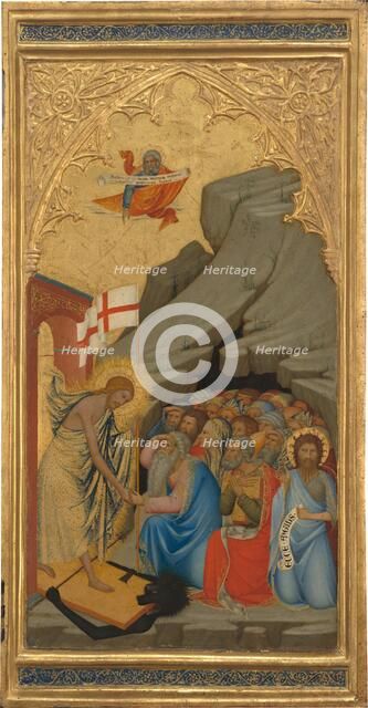 Scenes from the Passion of Christ: The Descent into Limbo [right panel], 1380s. Creator: Andrea Vanni.