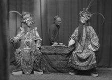 Scenes from the play called the Yellow Jacket by George C. Hazelton and Benrimo, 1913. Creator: Arnold Genthe