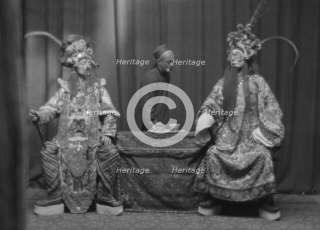 Scenes from the play called the Yellow Jacket by George C. Hazelton and Benrimo, 1913. Creator: Arnold Genthe.