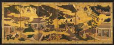 Scenes from the "Tales of Ise", mid-1600s. Creator: Unknown
