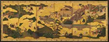 Scenes from the "Tales of Ise", mid-1600s. Creator: Unknown
