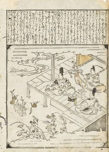 Scenes from the Tales of Ise (Narihira), 1670s-1680s. Creator: Unknown