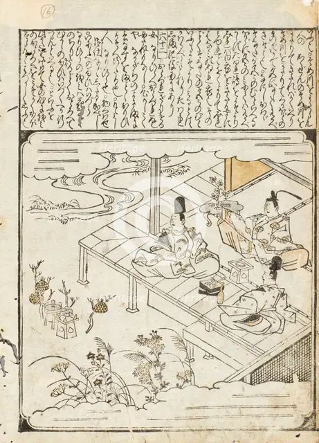 Scenes from the Tales of Ise (Narihira), 1670s-1680s. Creator: Unknown.