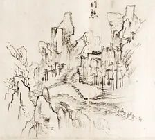 Scenes in Bu'an Prefecture, North Jeolla Province (image 6 of 13), c1771. Creator: Kang Sehwang (attributed to) (Korea, 1712-1791)