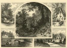 Scenes in Druid Hill Park 1874. Creator: James H. Richardson