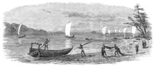 Scenes in Japan: entrance to the inland sea, 1864. Creator: Unknown