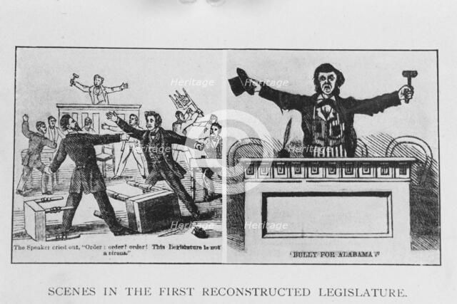 Scenes in the First Reconstructed Legislature, 1905. Creator: Unknown.