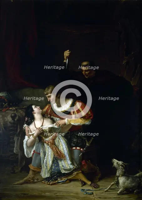 Scènes tirées de Notre-Dame de Paris, 1833. Creator: Auguste Couder.