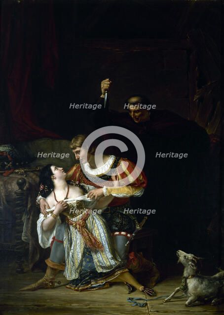 Scènes tirées de Notre-Dame de Paris, 1833. Creator: Auguste Couder.