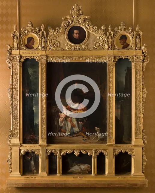 Scènes tirées de Notre-Dame de Paris, 1833. Creator: Auguste Couder.