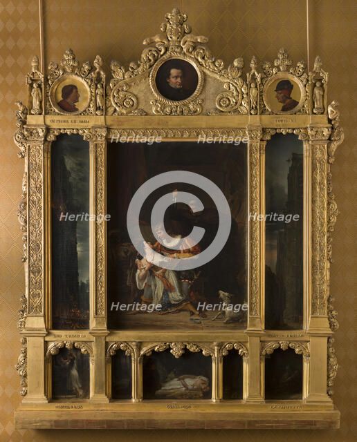 Scènes tirées de Notre-Dame de Paris, 1833. Creator: Auguste Couder.