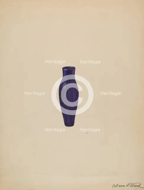 Scent Bottle, 1935/1942. Creator: Paul Ward.