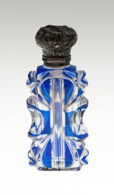 Scent Bottle, Bohemia, c. 1840/50. Creator: Bohemia Glass