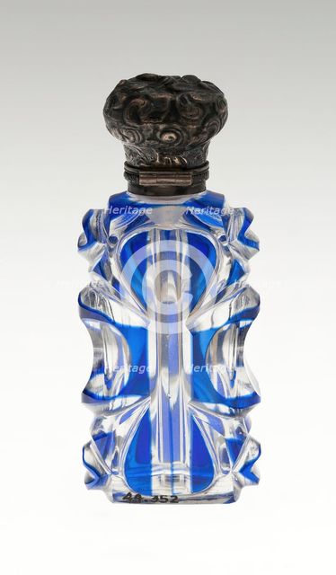 Scent Bottle, Bohemia, c. 1840/50. Creator: Bohemia Glass.