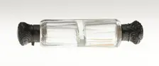 Scent Bottle, Bohemia, c. 1840/50. Creator: Bohemia Glass