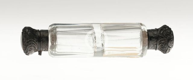 Scent Bottle, Bohemia, c. 1840/50. Creator: Bohemia Glass.