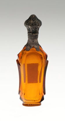 Scent Bottle, Bohemia, c. 1840/50. Creator: Bohemia Glass