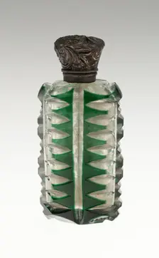 Scent Bottle, Bohemia, c. 1840/50. Creator: Bohemia Glass