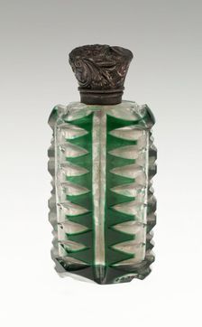 Scent Bottle, Bohemia, c. 1840/50. Creator: Bohemia Glass