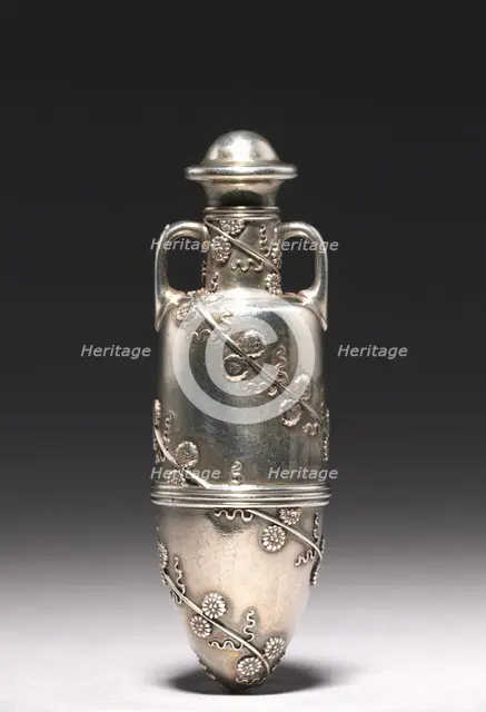 Scent Bottle, c. 1860-70. Creator: Tiffany & Co. (American, New York, est. 1837).