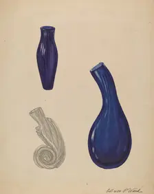 Scent Bottle, c. 1937. Creator: Paul Ward