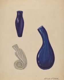 Scent Bottle, c. 1937. Creator: Paul Ward
