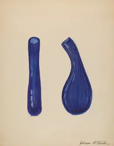 Scent Bottle, c. 1938. Creator: Paul Ward