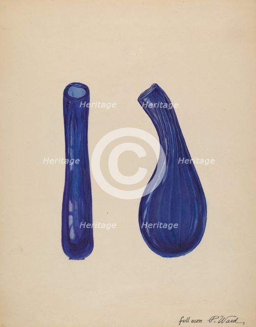 Scent Bottle, c. 1938. Creator: Paul Ward.