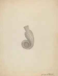 Scent Bottle, c. 1938. Creator: Paul Ward